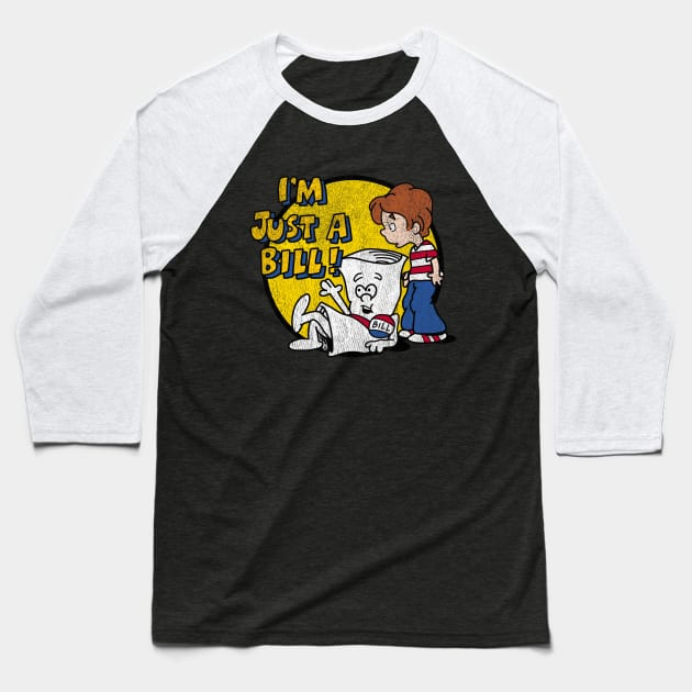 Vintage Just a bill Baseball T-Shirt by OniSide